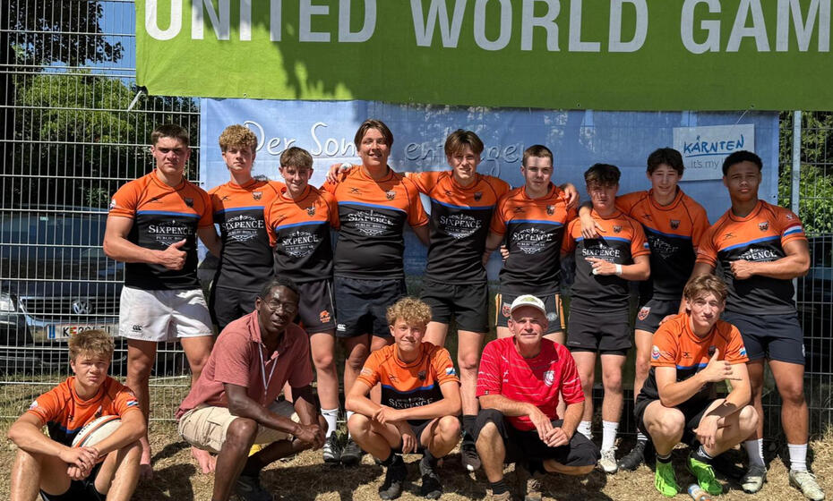 Logo placement options on our Sevens match shirts